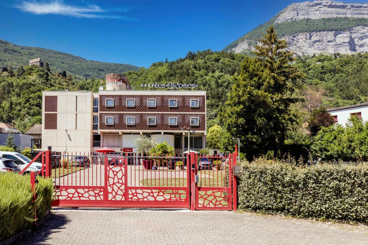 Hotel Les Trois Roses, Meylan Grenoble Exterior foto