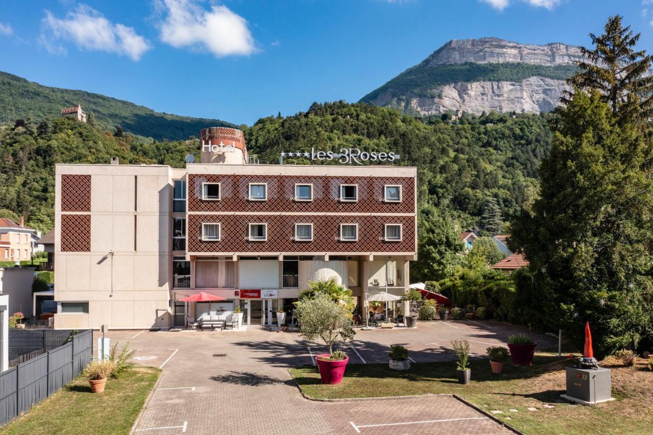 Hotel Les Trois Roses, Meylan Grenoble Exterior foto
